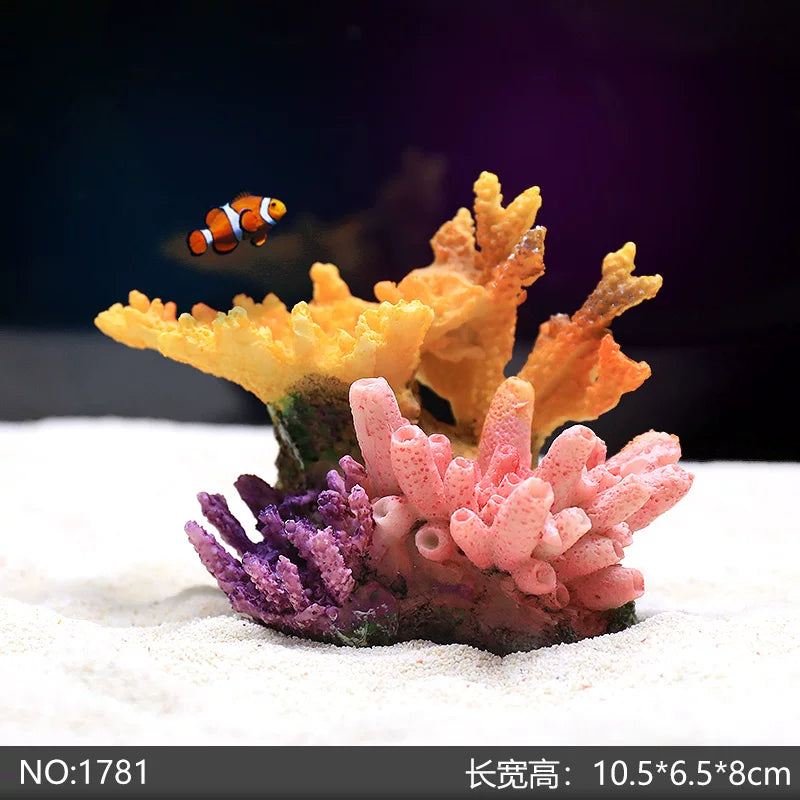 Yijingyuan Submarine Coral Reef Aquarium Decor Set