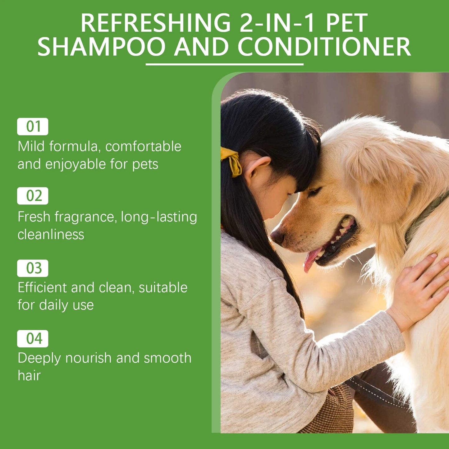 Yegbong Pet Shampoo And Body Wash For Dogs And Cats