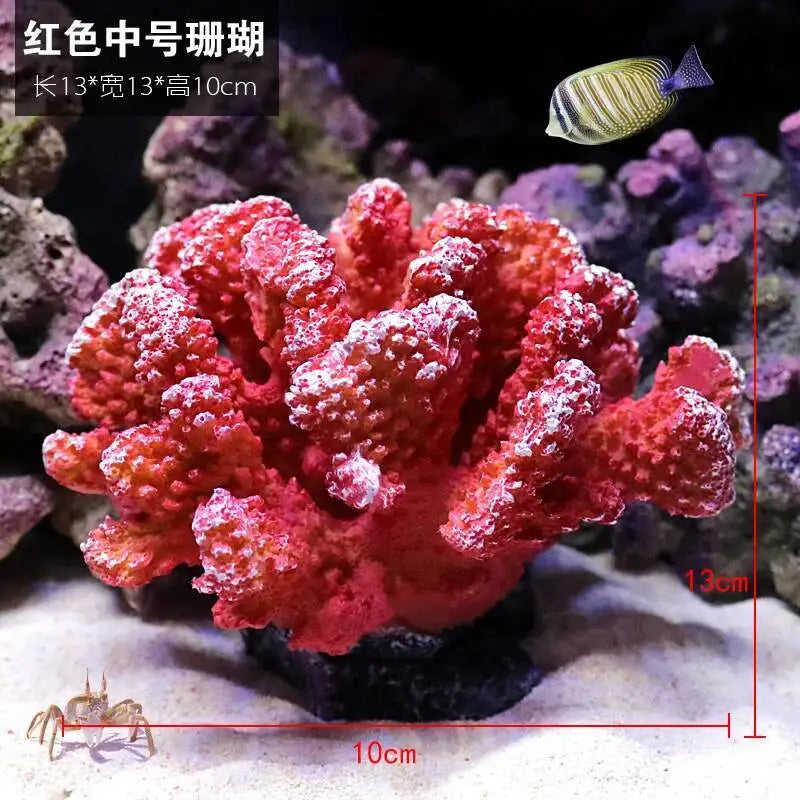 Hign-concerned Simulated Coral Aquarium Decoration Resin Landscape