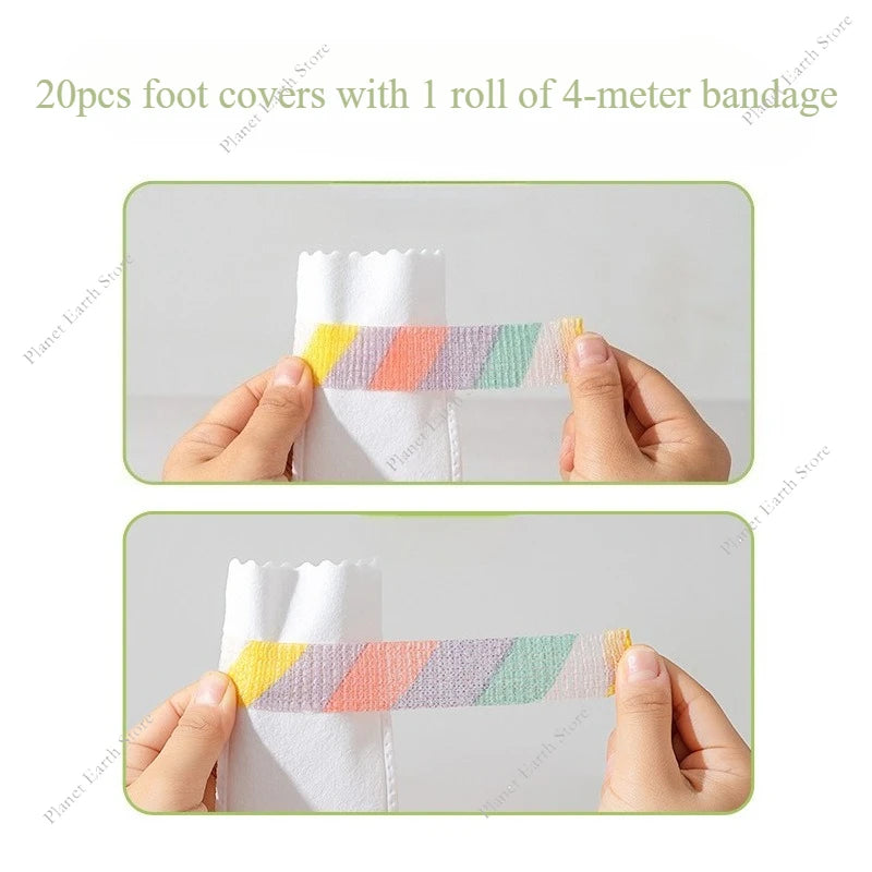 CN Zhejiang Disposable Pet Shoe Covers Waterproof Non Slip
