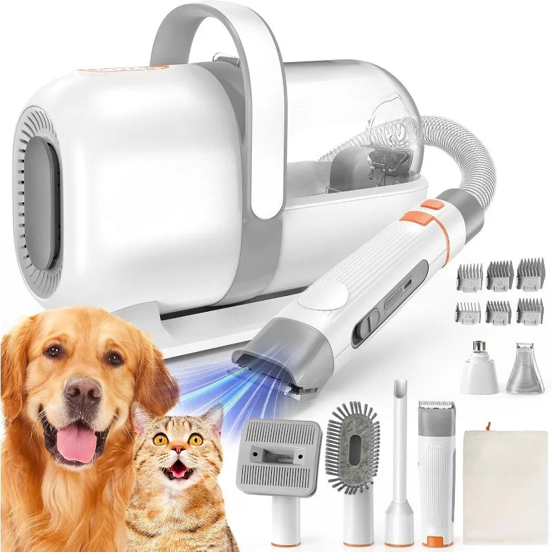 Hignconcerned Dog Grooming Kit Vacuum Clippers Nail Trimmer