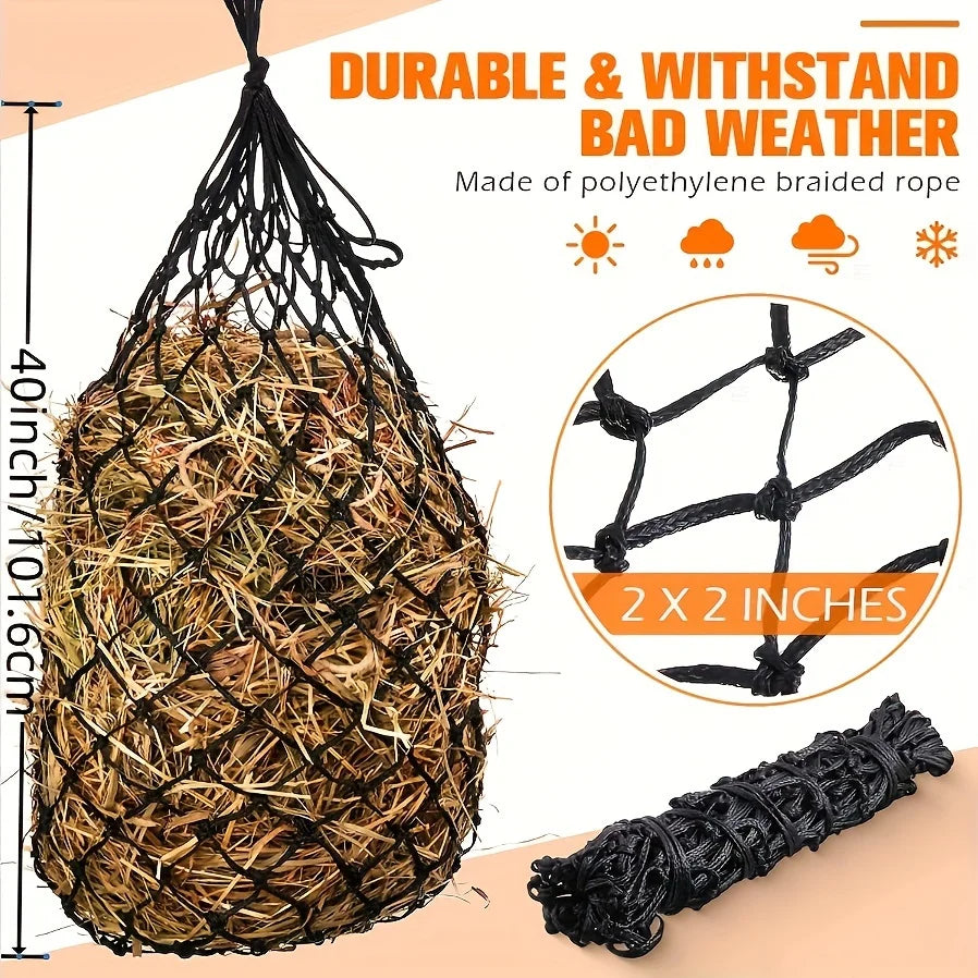Hign Concerned Horse Hay Net Slow Feed Bag For Horses