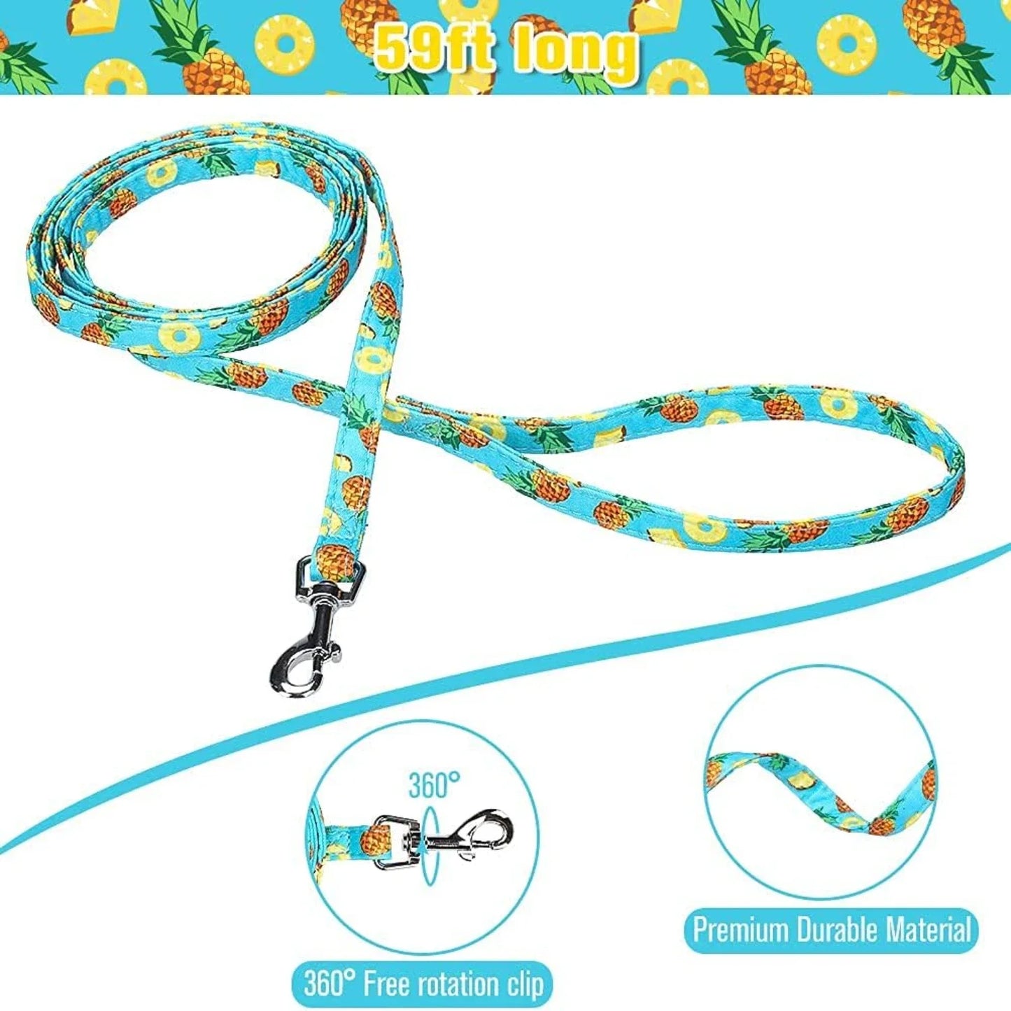 Adjustable No Pull Harness and Leash Set for Dogs