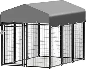 Hign-concerned Outdoor Dog Kennel With Waterproof Cover