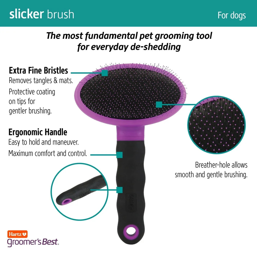 DUTRIEUX Slicker Brush for Dogs Detangles Mats Ergonomic