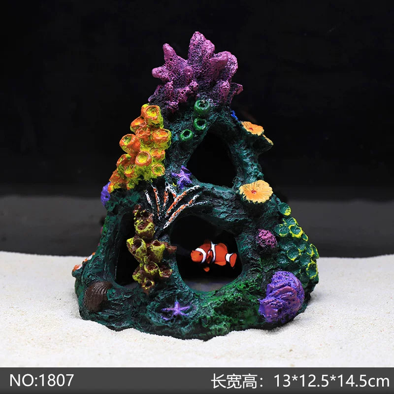 Yijingyuan Submarine Coral Reef Aquarium Decor Set
