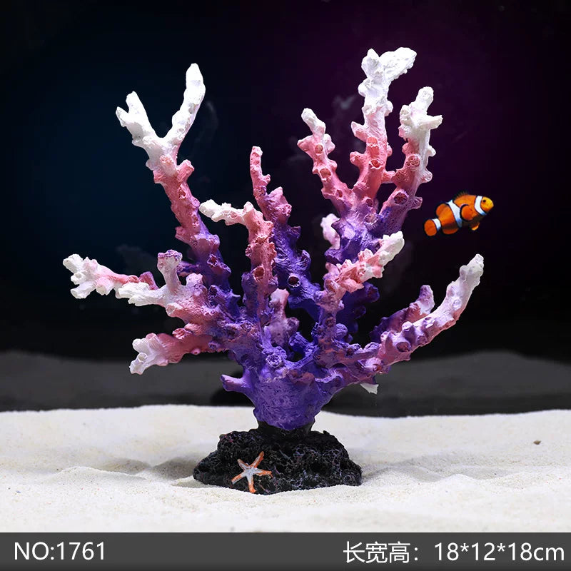 Yijingyuan Submarine Coral Reef Aquarium Decor Set