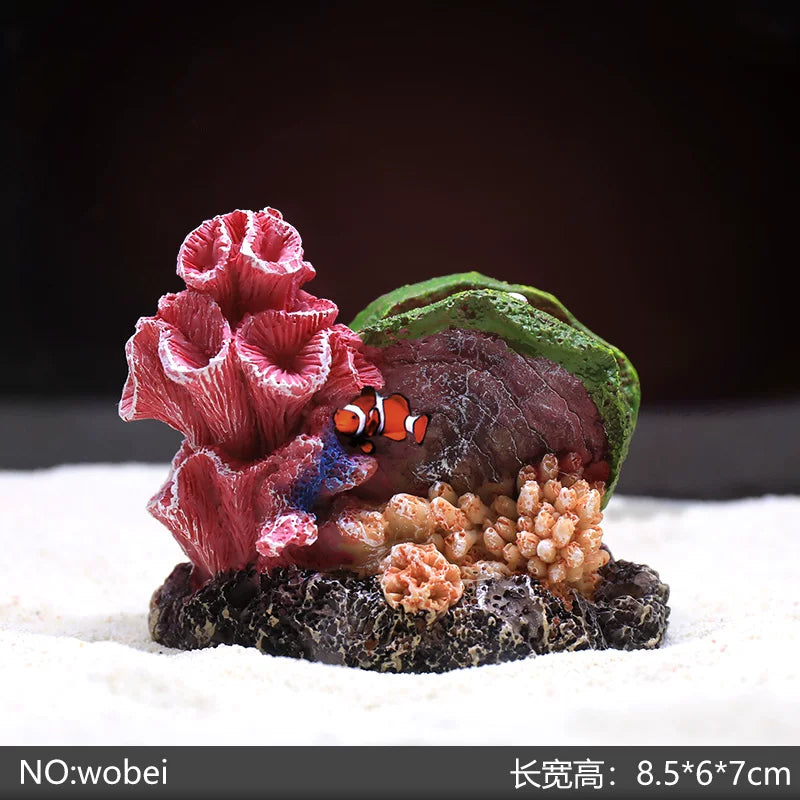 Yijingyuan Submarine Coral Reef Aquarium Decor Set