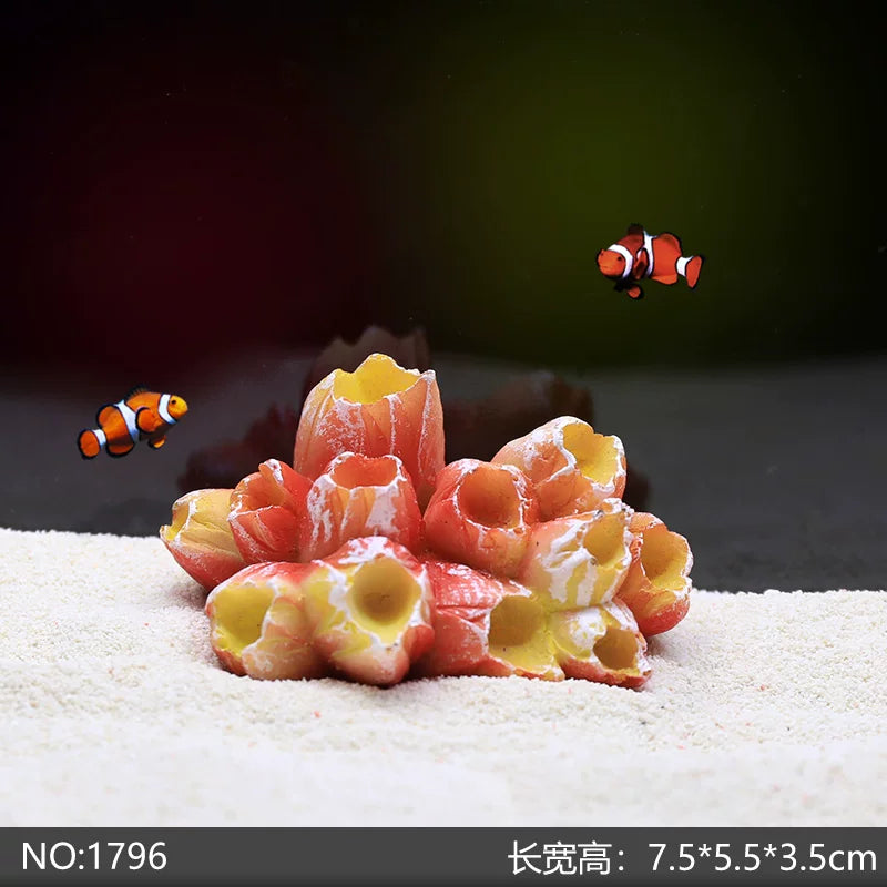 Yijingyuan Submarine Coral Reef Aquarium Decor Set