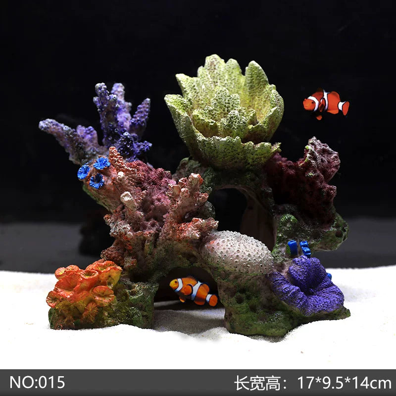 Yijingyuan Submarine Coral Reef Aquarium Decor Set