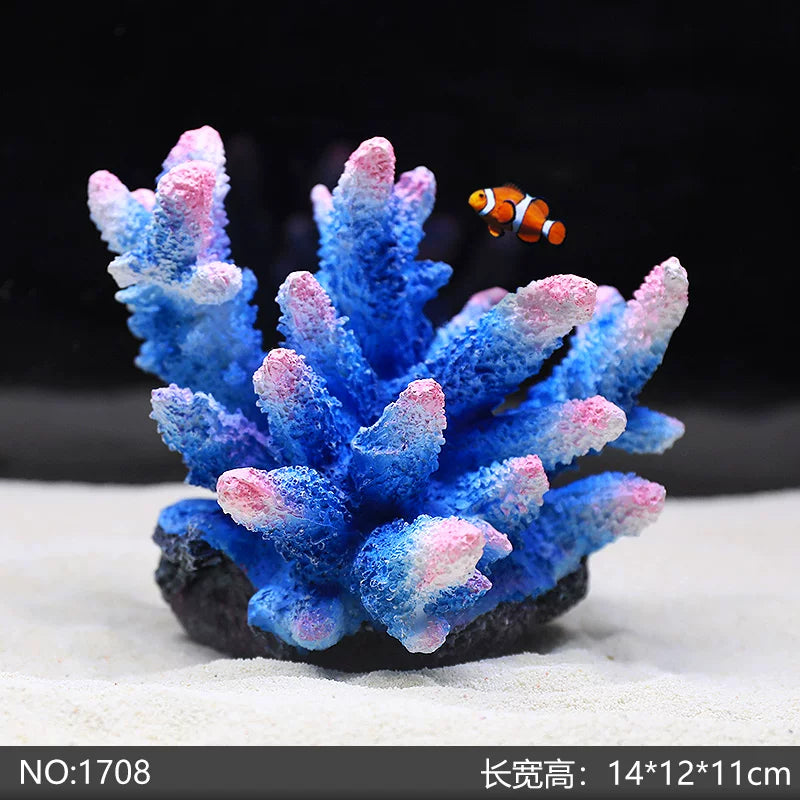 Yijingyuan Submarine Coral Reef Aquarium Decor Set