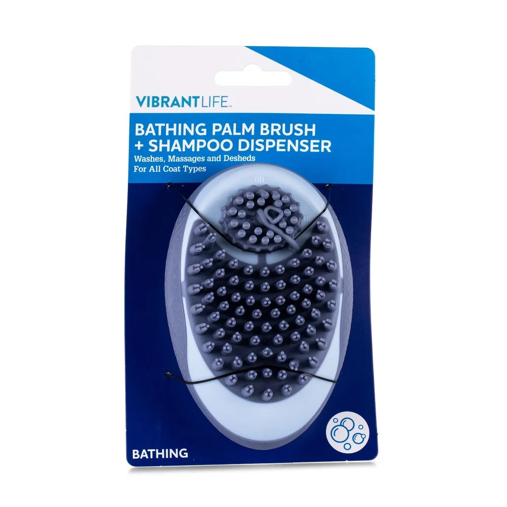 Dutrieux Ergonomic Dog Grooming Brush Shampoo Dispenser