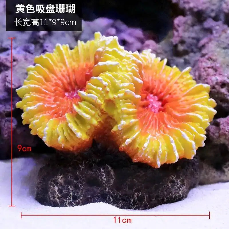 Hign-concerned Simulated Coral Aquarium Decoration Resin Landscape