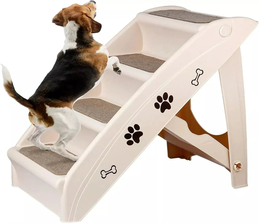 Hign Concerned Foldable Dog Ramp Stairs For Easy Access