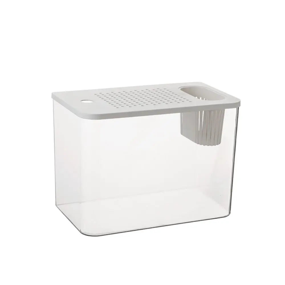 Hign-Concerned Pet ABS Transparent Aquarium With Lid Tank