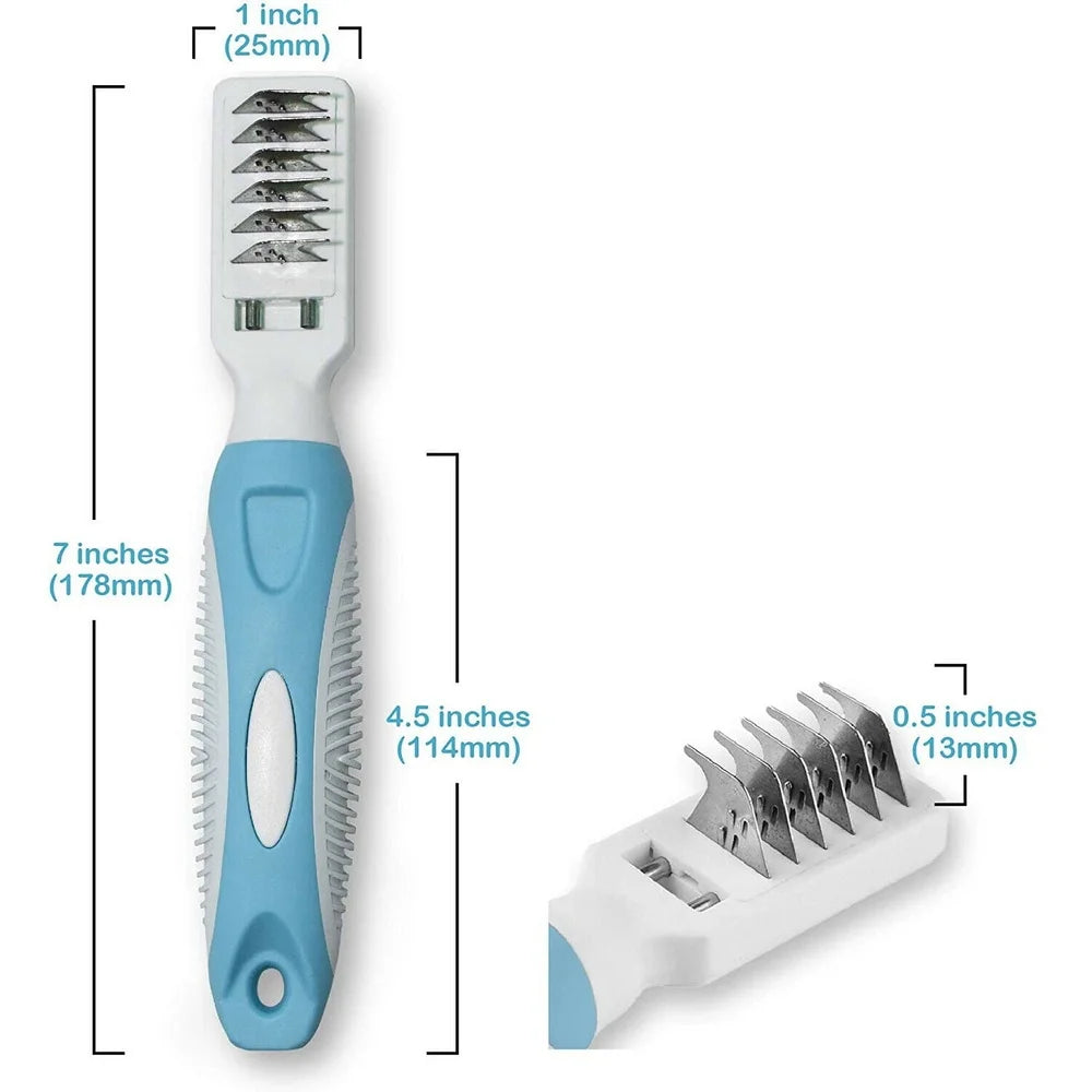 Alma's Pet Supplies Dematting Tool For Cats And Dogs