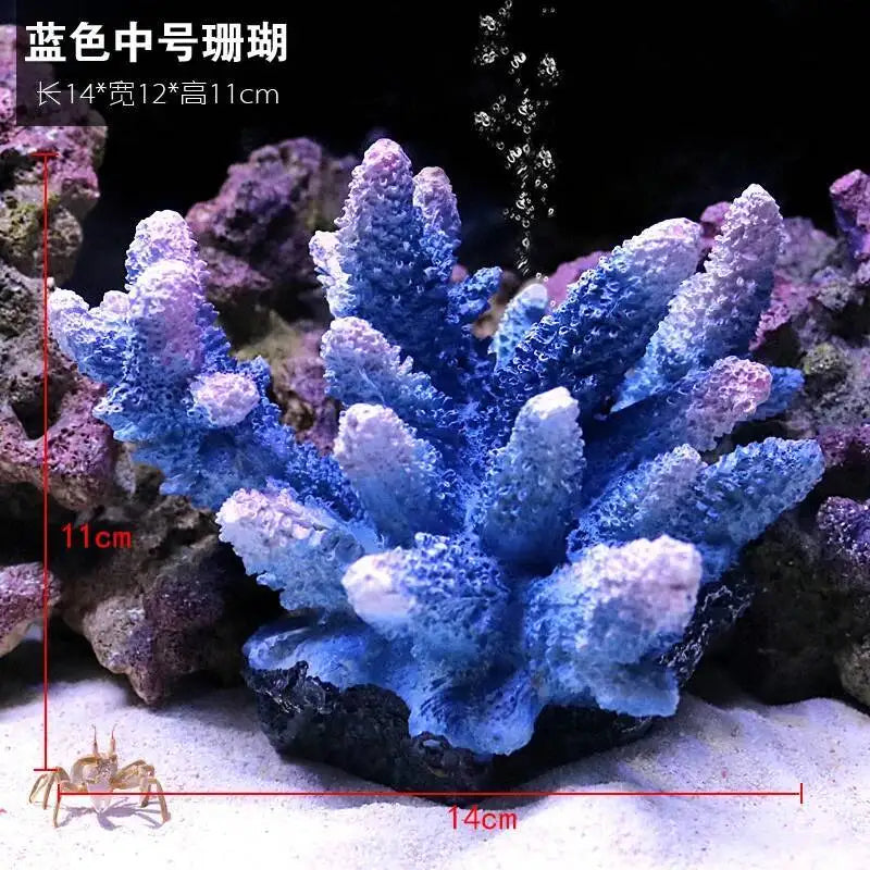 Hign-concerned Simulated Coral Aquarium Decoration Resin Landscape