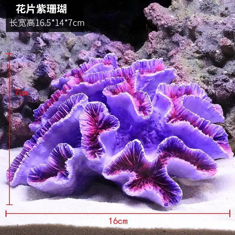 Hign-concerned Simulated Coral Aquarium Decoration Resin Landscape
