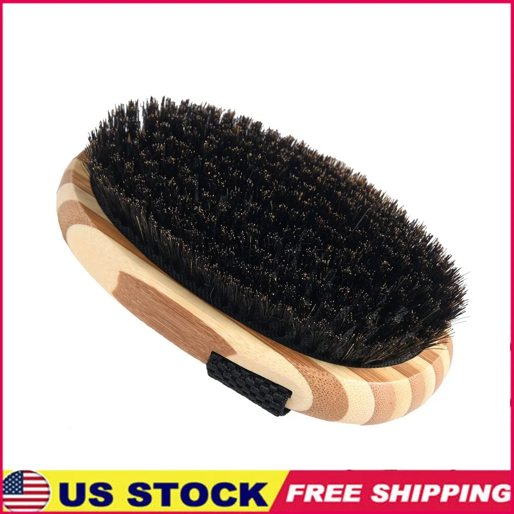 DUTRIEUX Bamboo Palm Pet Brush Natural Bristles For Coat