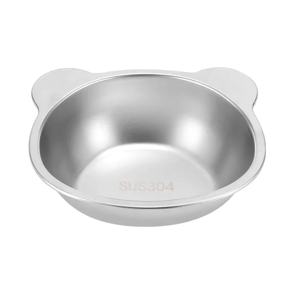 Hign-concerned Cat Bowls Tilted Neck 304 Stainless