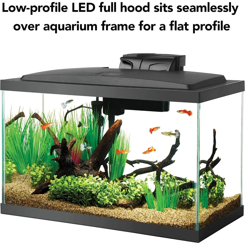 TIFICY LED Aquarium Starter Kit With Lighting System