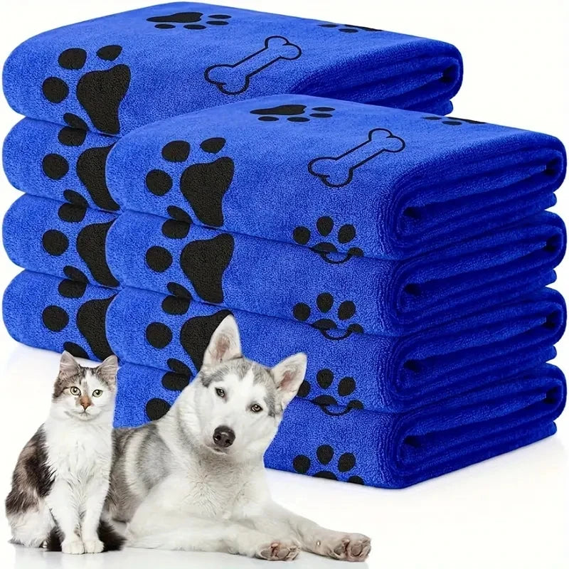 Dog Litter Microfiber Dog Towels Quick Dry Absorbent Bath