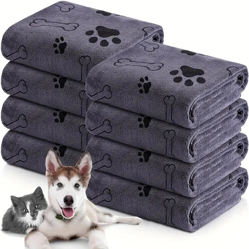 Dog Litter Microfiber Dog Towels Quick Dry Absorbent Bath