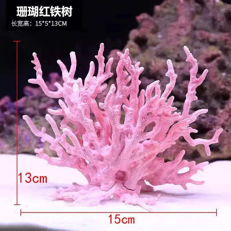 Hign-concerned Simulated Coral Aquarium Decoration Resin Landscape