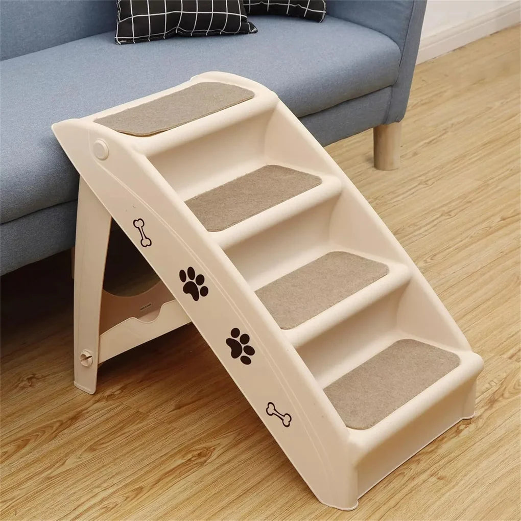 Hign Concerned Foldable Dog Ramp Stairs For Easy Access