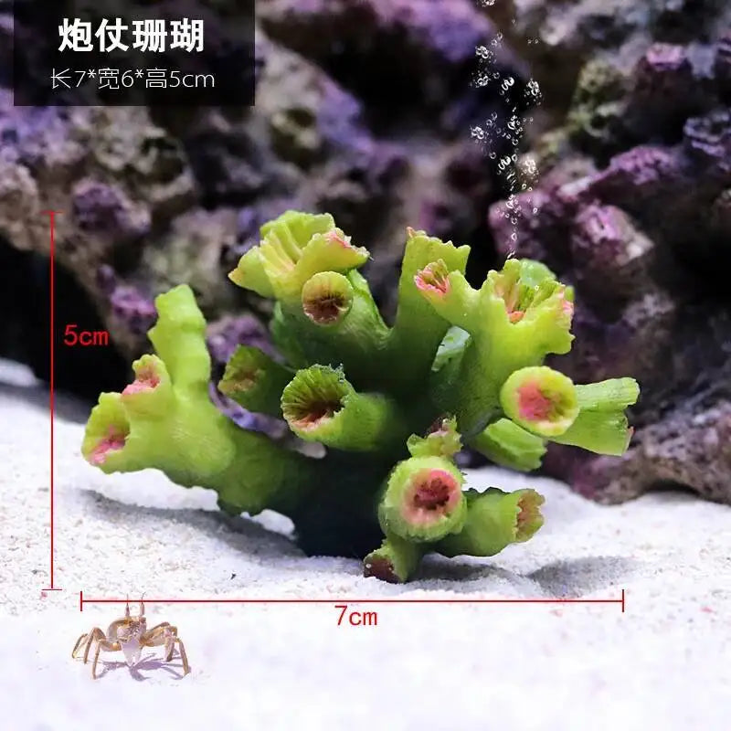 Hign-concerned Simulated Coral Aquarium Decoration Resin Landscape
