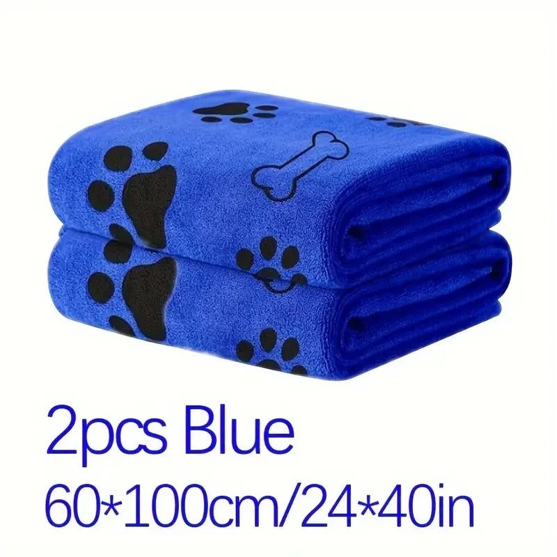 Dog Litter Microfiber Dog Towels Quick Dry Absorbent Bath