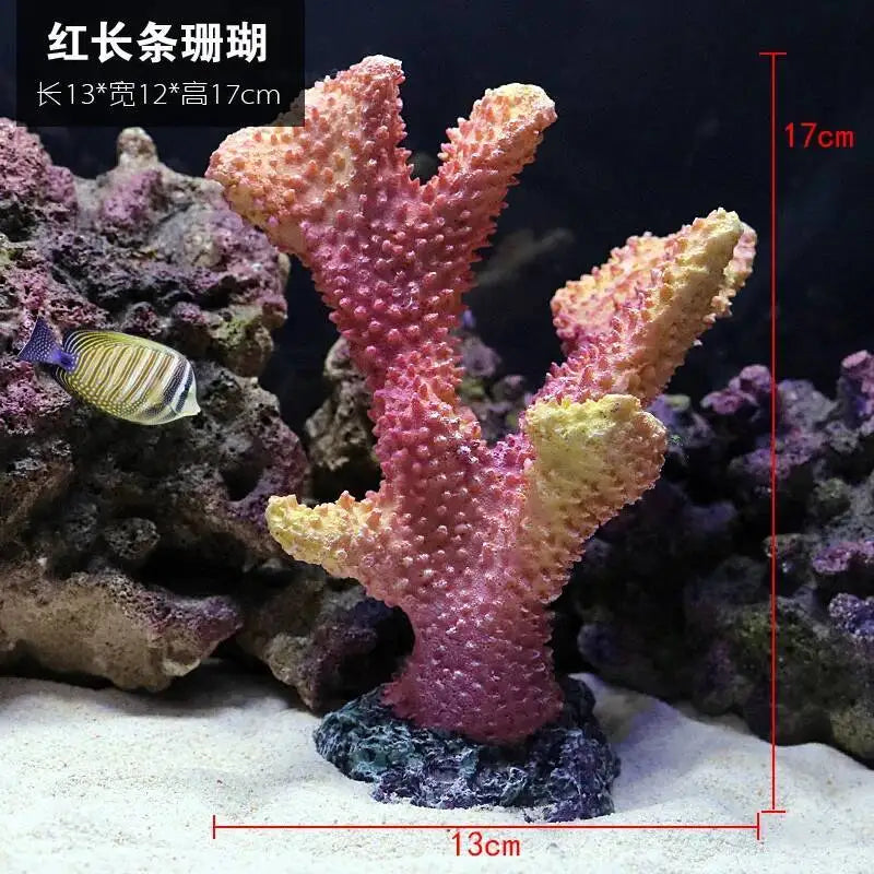 Hign-concerned Simulated Coral Aquarium Decoration Resin Landscape