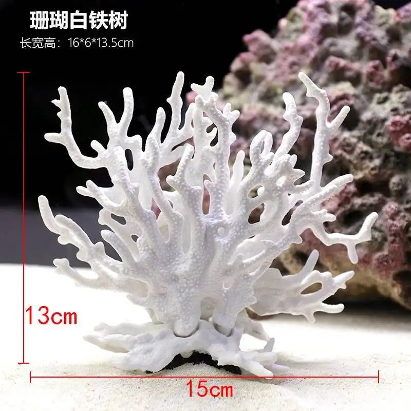 Hign-concerned Simulated Coral Aquarium Decoration Resin Landscape
