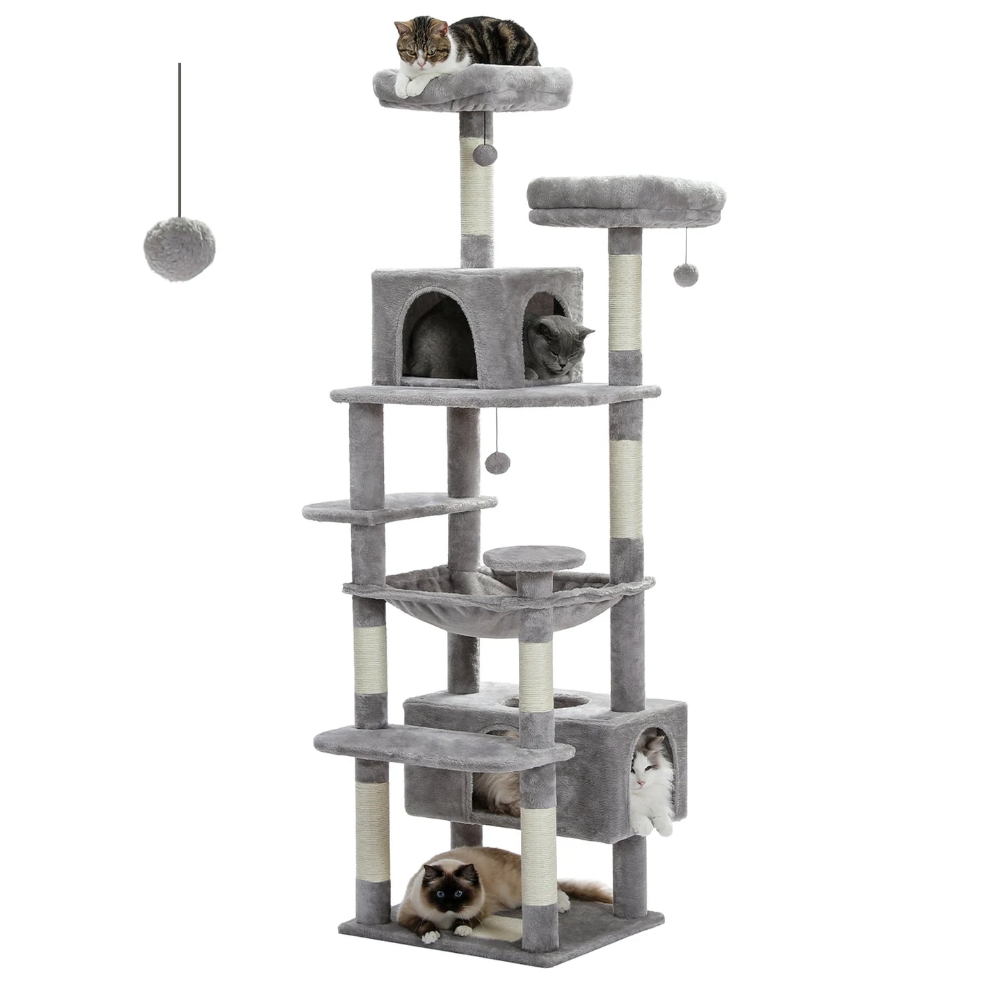 PAWZ Road Cat Tree Tower Indoor Cats With Sisal Posts