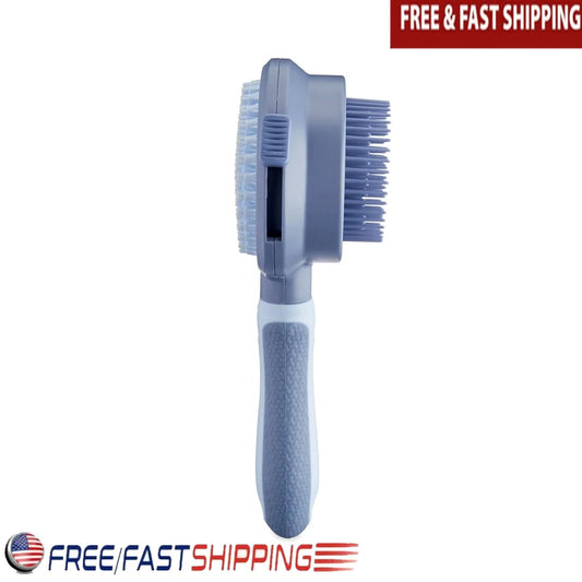 Alma's Pet Supplies Dog Retractable Pin Brush Dual Sided