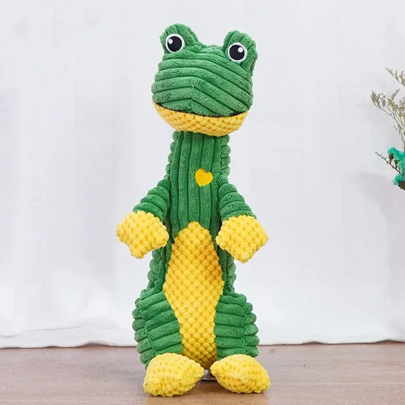 Hign-concerned Squeaky Dog Toys Lion Dino Plush For Dogs