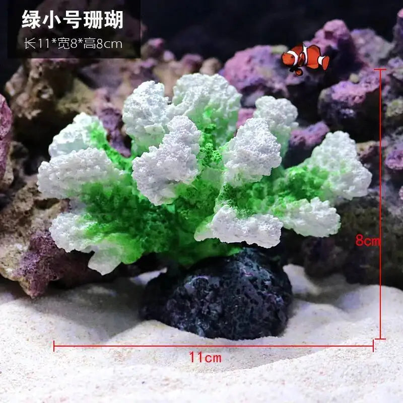 Hign-concerned Simulated Coral Aquarium Decoration Resin Landscape