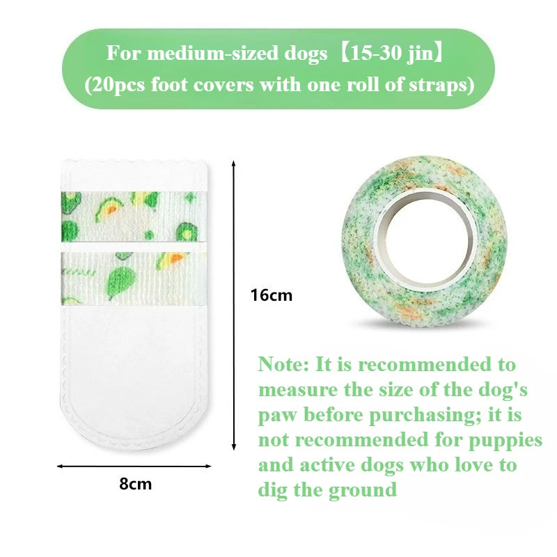 CN Zhejiang Disposable Pet Shoe Covers Waterproof Non Slip
