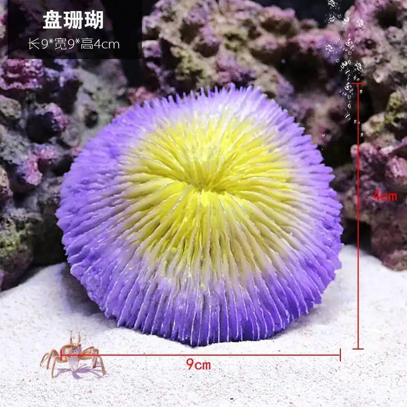 Hign-concerned Simulated Coral Aquarium Decoration Resin Landscape