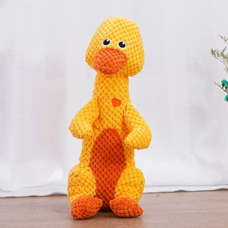 Hign-concerned Squeaky Dog Toys Lion Dino Plush For Dogs