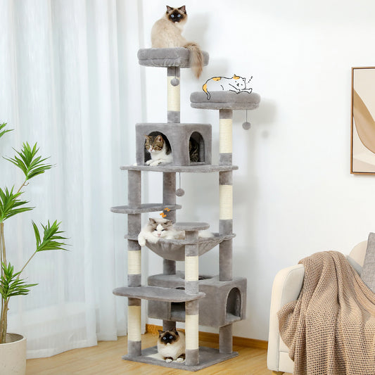 PAWZ Road Cat Tree Tower Indoor Cats With Sisal Posts