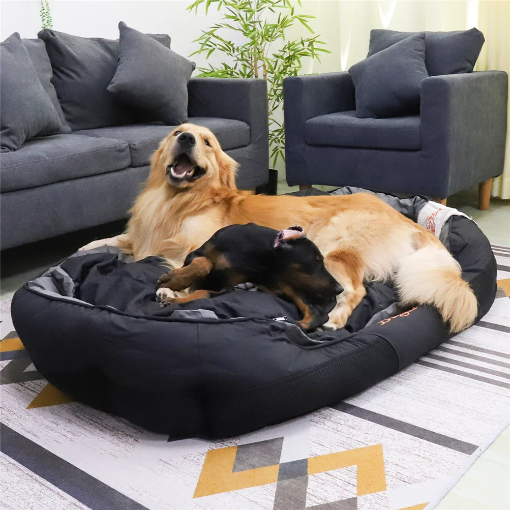 BINGOPAWCN All Season Calming Dog Bed With Removable Cover