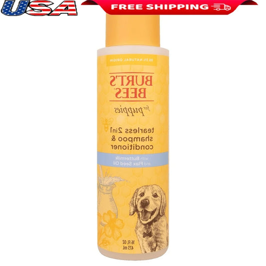 Natural Tearless 2-in-1 Dog Shampoo and Conditioner for Puppies