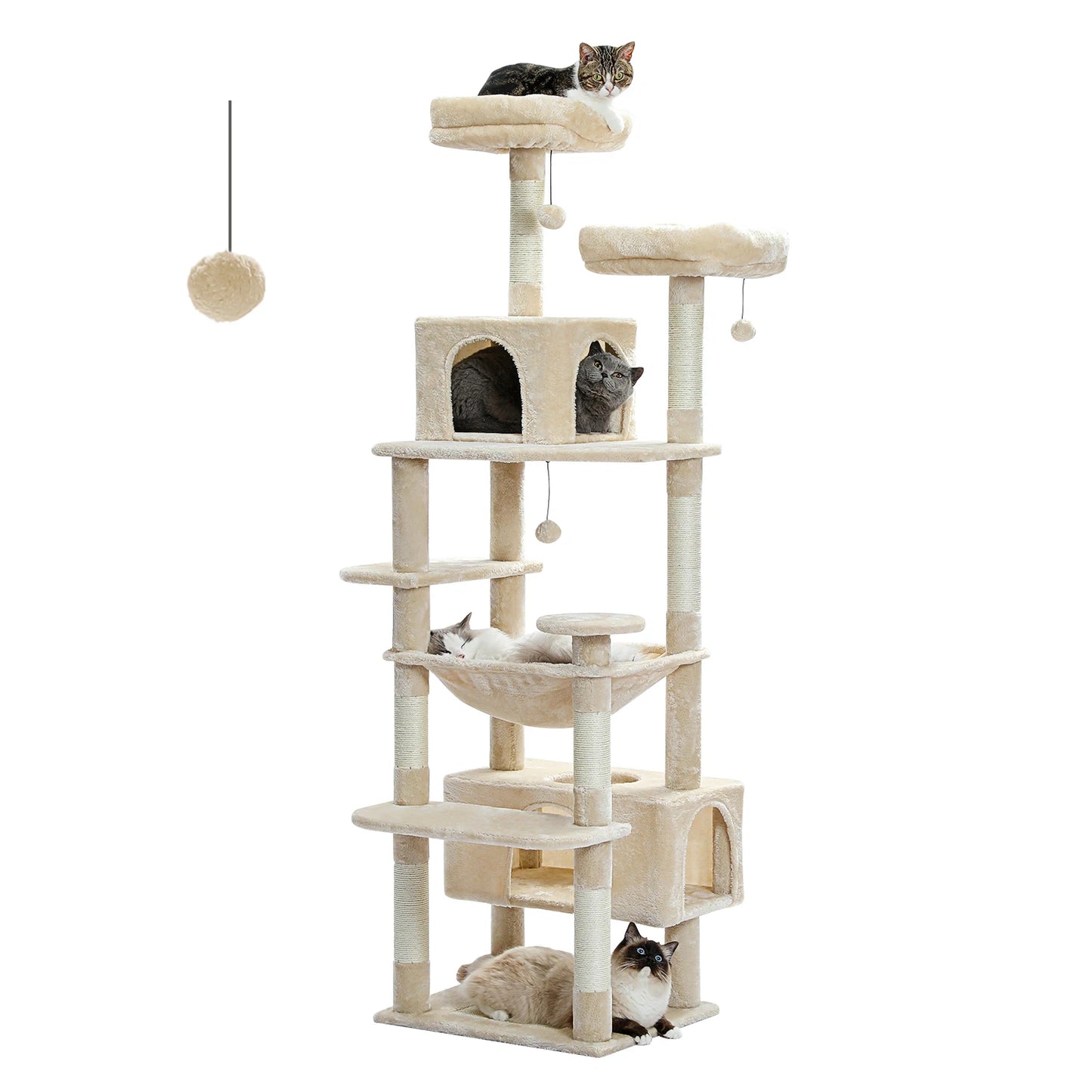 PAWZ Road Cat Tree Tower Indoor Cats With Sisal Posts
