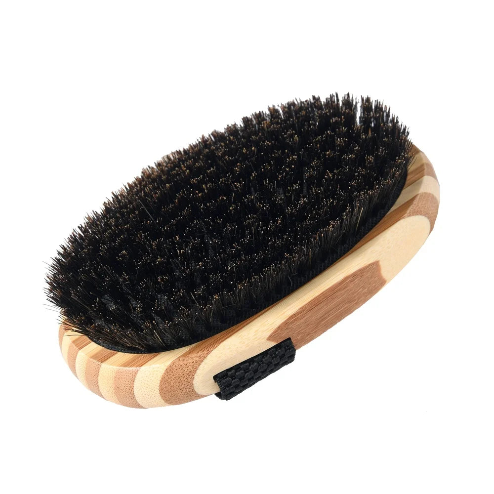 DUTRIEUX Bamboo Palm Pet Brush Natural Bristles For Coat