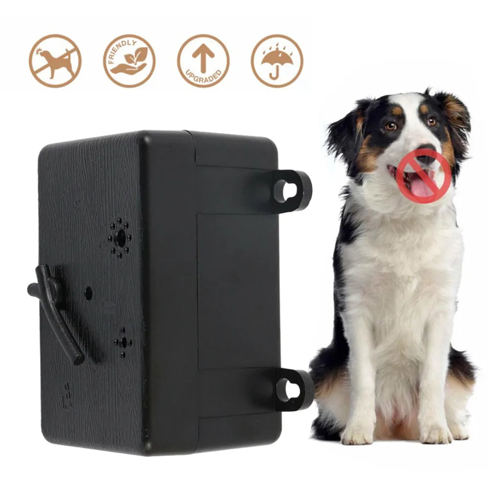 MOJOYCE Ultrasonic Outdoor Bark Deterrent For Dogs And Pets