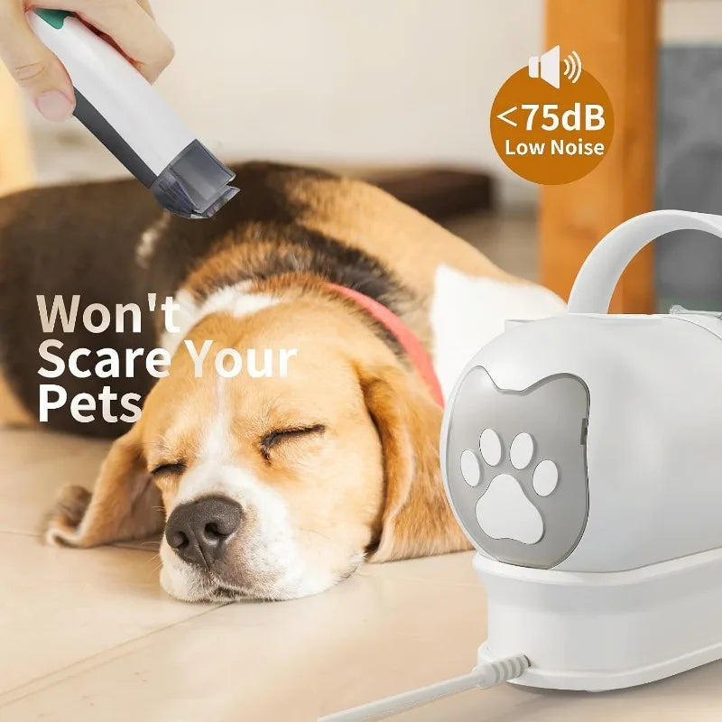 Alma's Pet Supplies Vacuum Grooming Kit With Clipper Tools