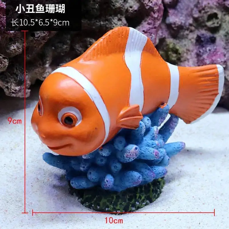 Hign-concerned Simulated Coral Aquarium Decoration Resin Landscape