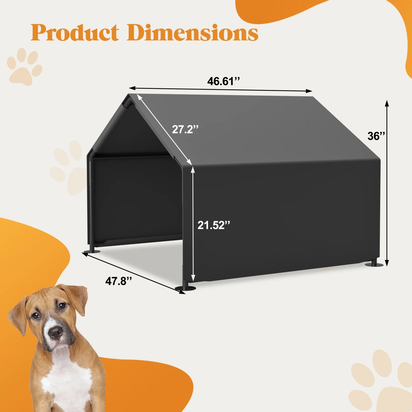 Hignconcerned Dog Shade Shelter Water Resistant Outdoor
