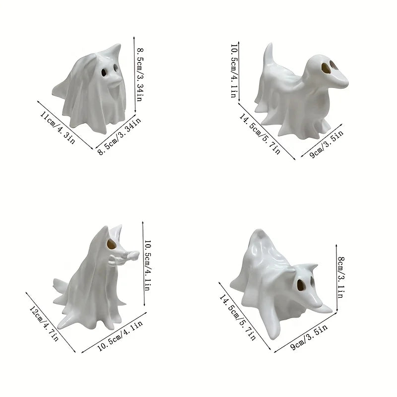 Choice Halloween Dog Resin Statue Outdoor Garden Decor